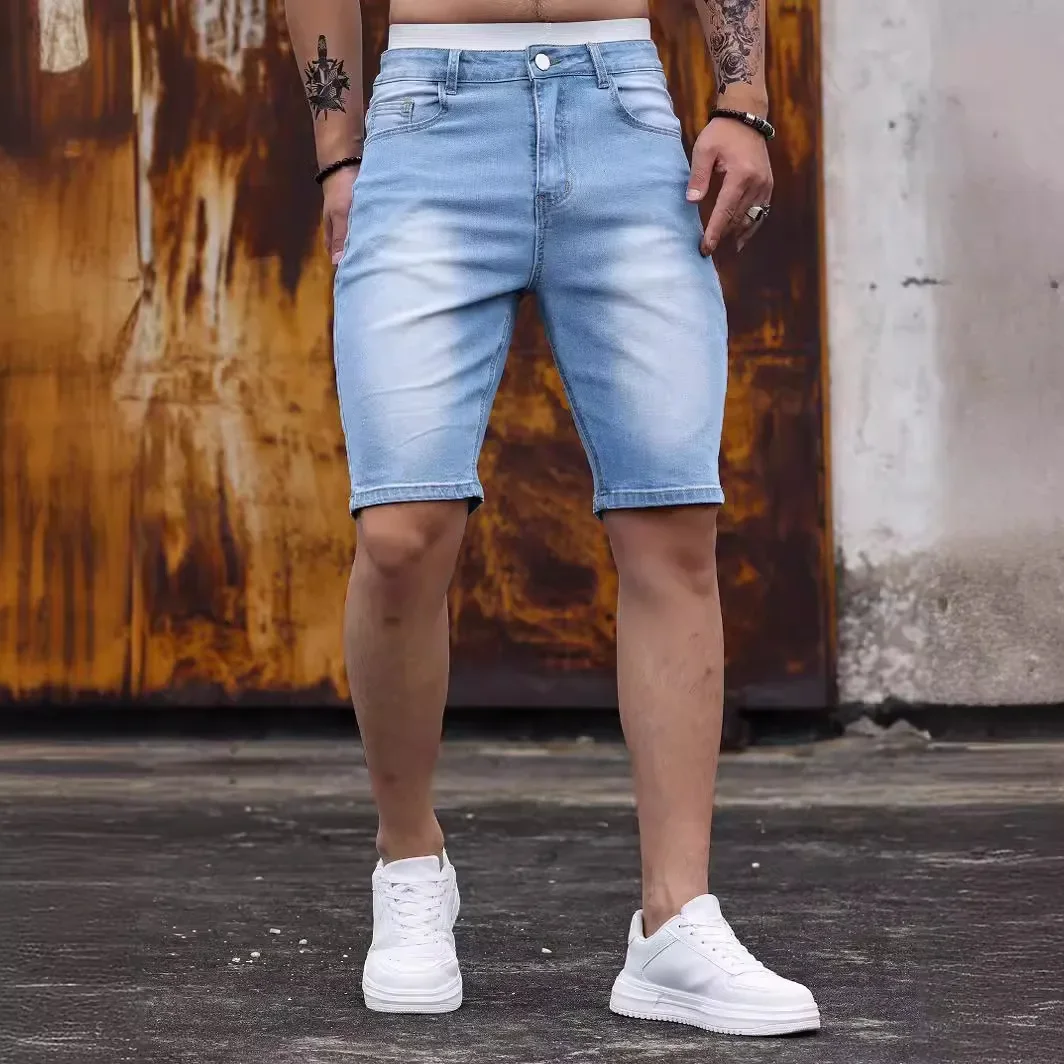 Levis Jeans 501 - Men Jeans Shorts Strecth Washed Vintage