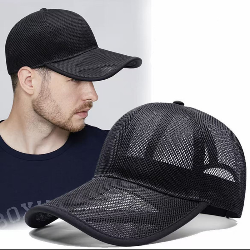Summer Hollow Brim Breathable  - Baseball Cap Structured ulasan dan harga